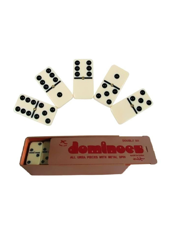 Dominoes Game Set, GM397, White/Black