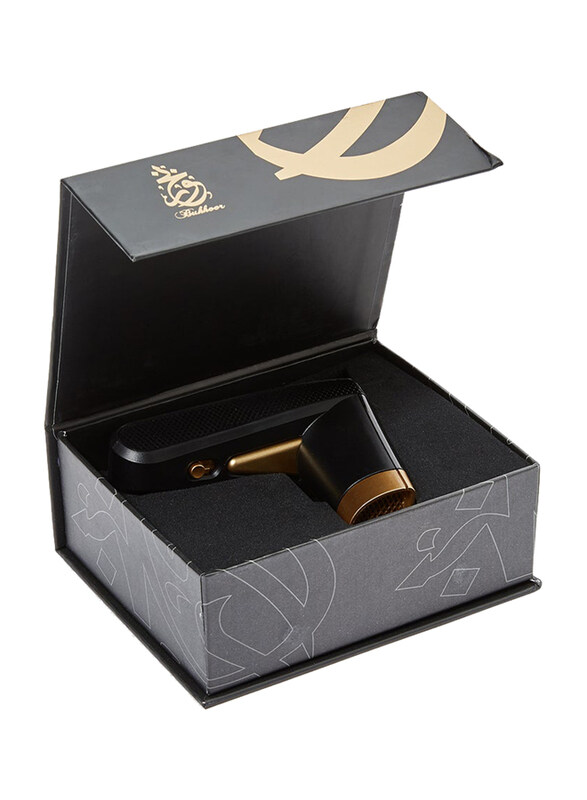 

Bukhoor 11.5-inch Bakhoor USB Rechargeable Electric Incense Burner, Black/Gold