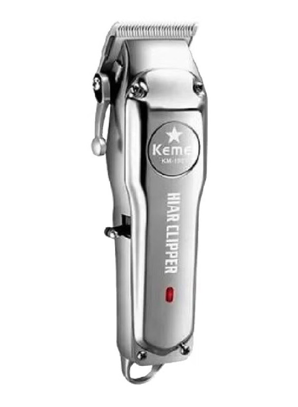 

Kemei Metal Professional Cordless Clipper, Silver