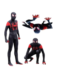 The Spider Verse Miles Morales Cosplay Costumes For Kids, Large, Red/Black