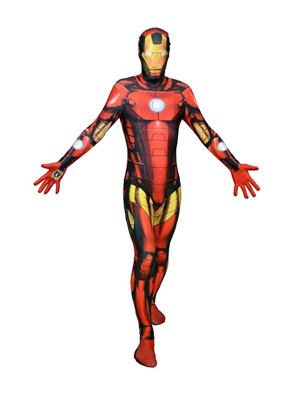 Ironman Costume, Medium, Red/Gold