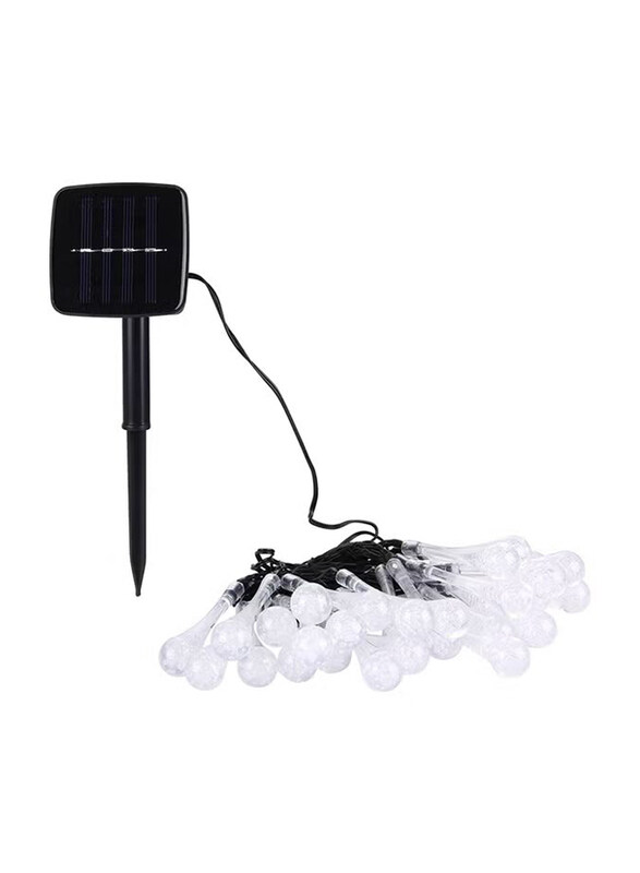 

Generic 30 LED Bubble Ball String Lights Solar Panel, Yellow