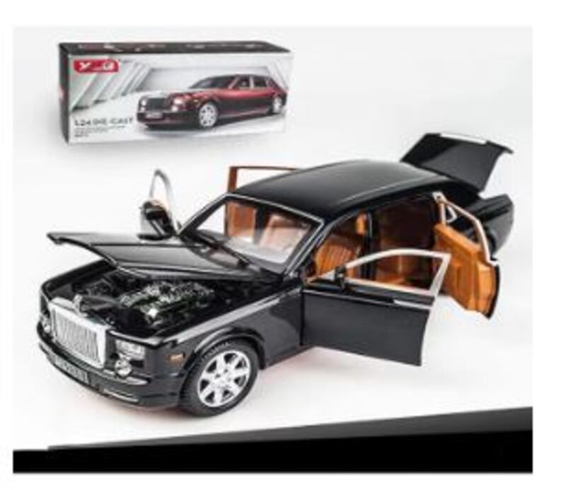 Rolls Royce Diecast Metal Car Black