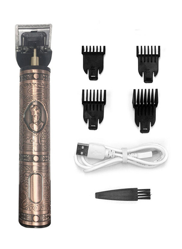 

Generic Professional Rechargeable Electric Hair Trimmer Kit, W13781BZ_JX, Bronze