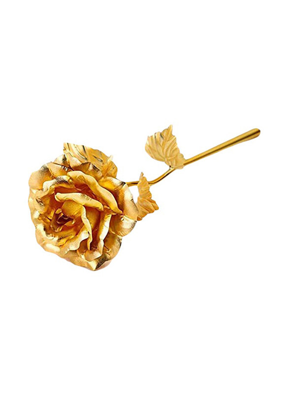 

Generic 25cm Gold Plated Rose Flower, Gold