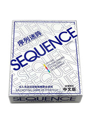 Sequence Strategic Board Game, Ages 8+, Multicolour