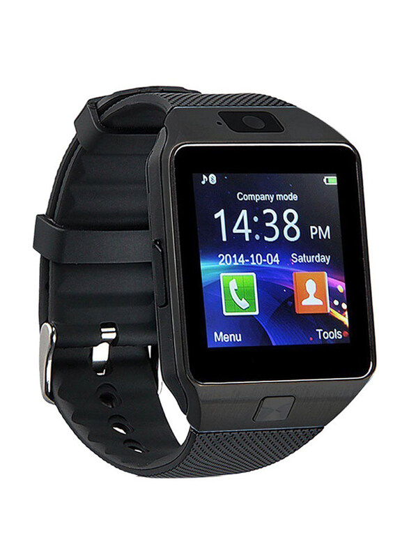 

Generic Bluetooth Smart Watch With Camera for Android & iOS, DZ09, Black