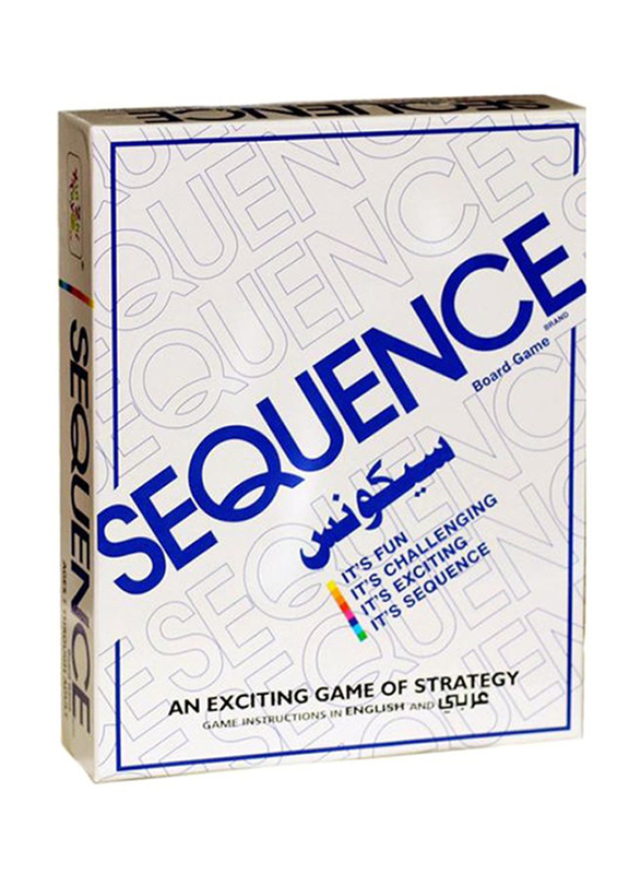 Sequence Game Suitable For Family Game, Ages 6+, Multicolour