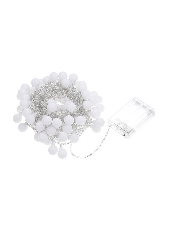 

Generic 10-Meter 80 LED Battery Powered Operated Colourful String Light, White