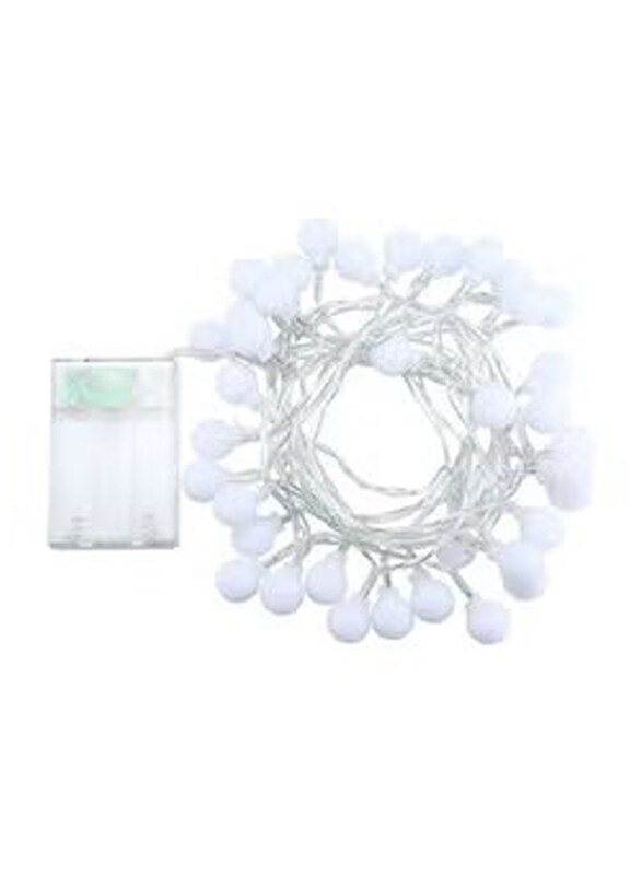 

Generic 3-Meter 20 LED Ball String Light with Battery Operated, Yellow