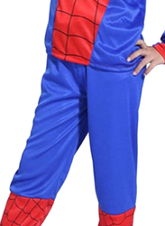 Fancydresswale Spiderman Comfortable Fancy Wear Costume for Boys, 4 - 6 Years, Red/Blue