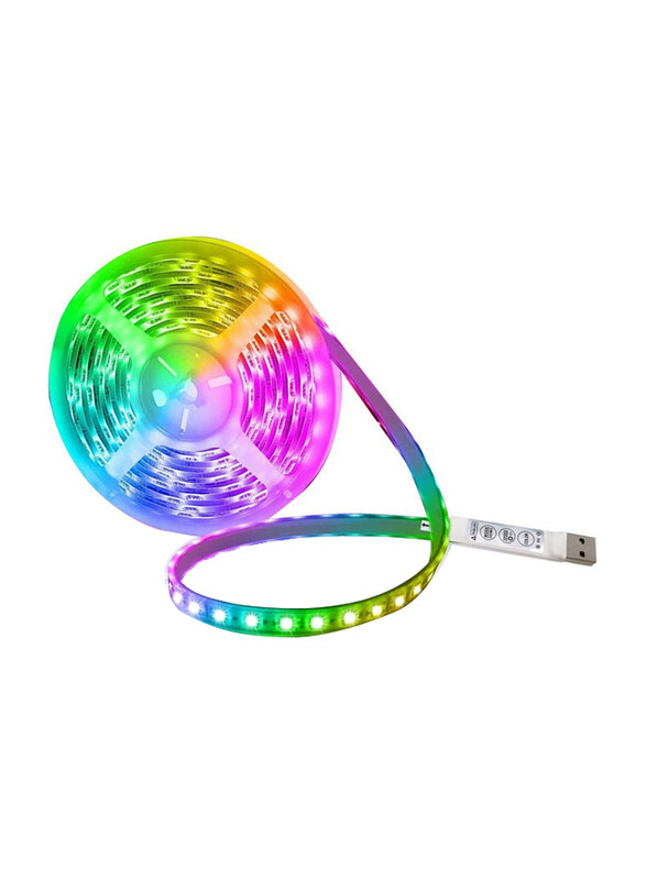 

Generic USB Flexible LED RGB Strip Light Set, Multicolour