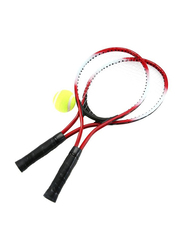 Tennis Racket and Ball Set, 3 Pieces, Red/Black/Yellow