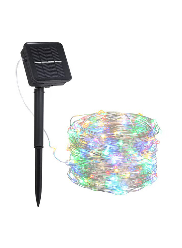 

Generic 20-Meter Solar Powered Copper Wire Fairy String Lawn Lamp, Multicolour