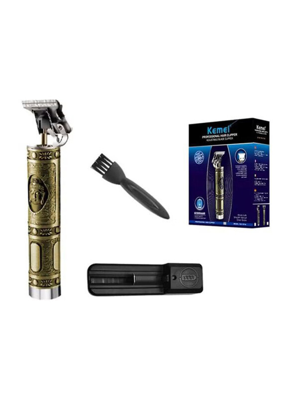 

Kemei Professional Hair Clipper Kit, KM-1974A, Gold/Silver/Black