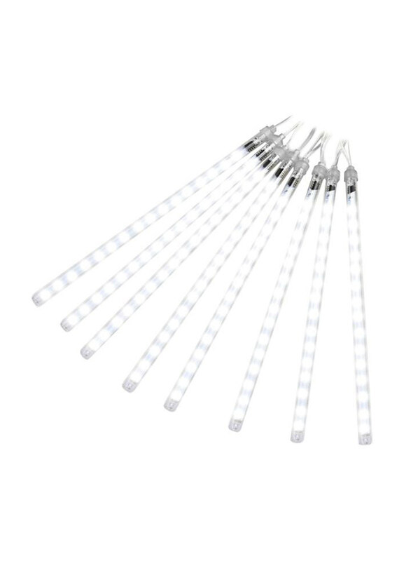 

Generic 8-Tubes LED Shower Falling String Light, White