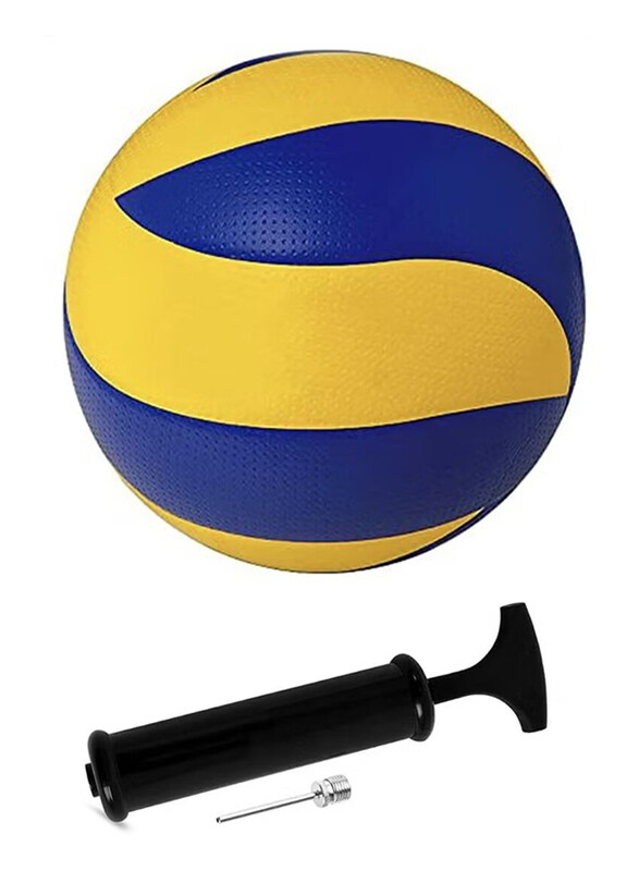 

Generic Size-5 High Quality Material Volleyball with Pump, Multicolour