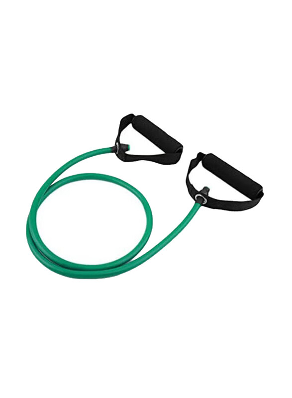 

Generic Yoga Pull Rally Rope Elastic String Band Fitness Sports Tube for Workout & Exercise, Green/Black