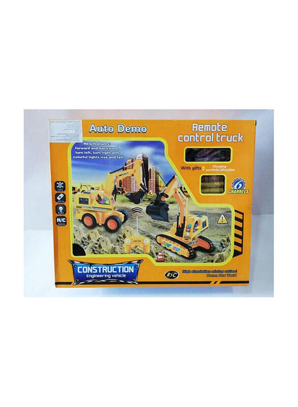 

Generic Rechargeable RC Excavator Toy, Ages 1+