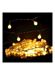 20LED Waterproof LED Ball String Lights, Yellow