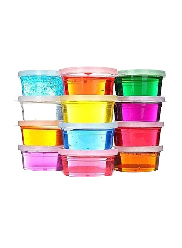 Clay Box, 12 Pieces, Multicolour