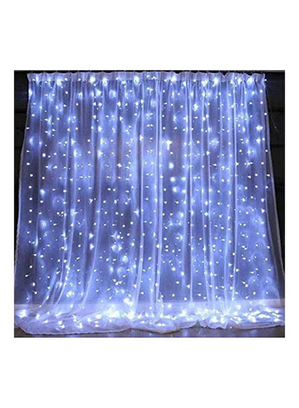 

Generic Fairy Twinkle Starry Decorative String Light 10 Feet 300 Led Lights 8 Mode, White
