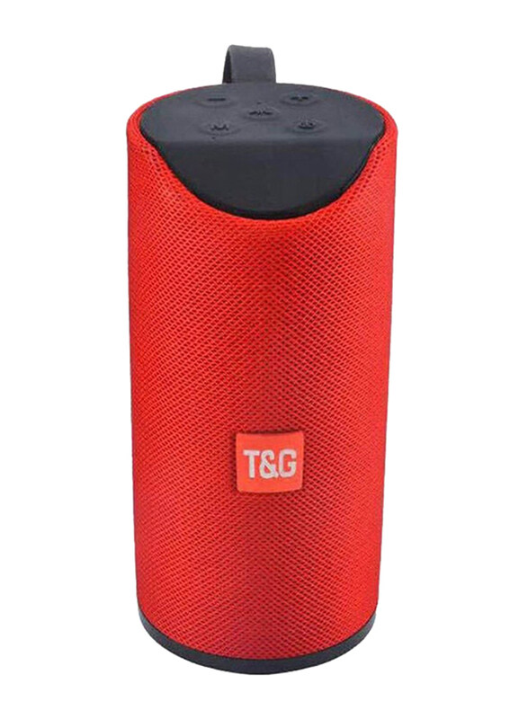 

T&G Outdoor Wireless Bluetooth Portable Speaker, SK-565628, Red