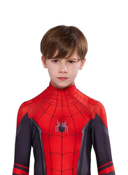 Alfa.Life Compatible Spiderman Costume, 145cm, Red/Black