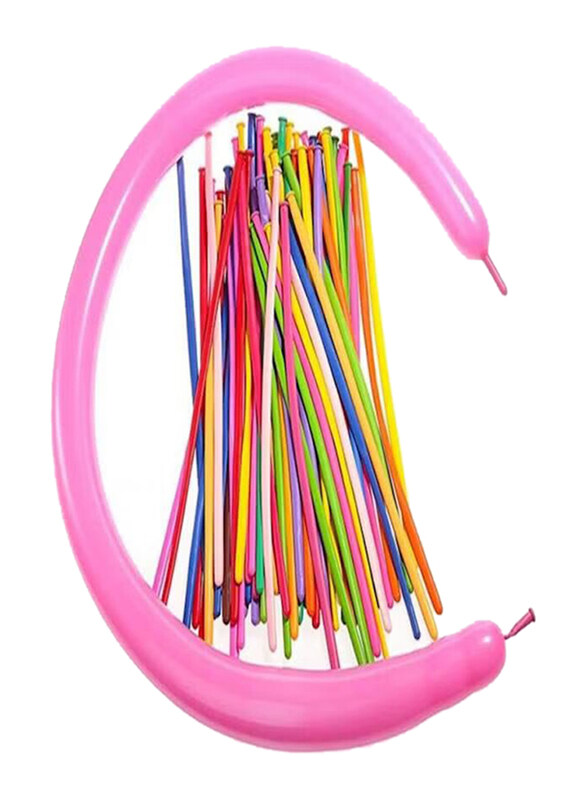 

Generic 100-Piece Long Party Balloon Set, Multicolour