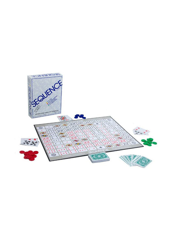 Jax Sequence Playing Board Game, Ages 7+, Multicolour