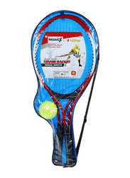 Tennis Racket and Ball Set, 3 Pieces, Red/Black/Yellow