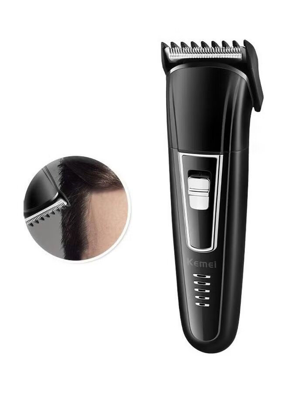 Kemei 3 in 1 Electric Rechargeable Waterproof Razor Beard Trimmer, Black