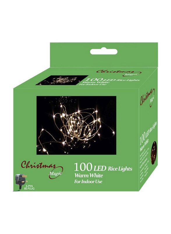 

Christmas Magic 100 LED Rice Lights, White