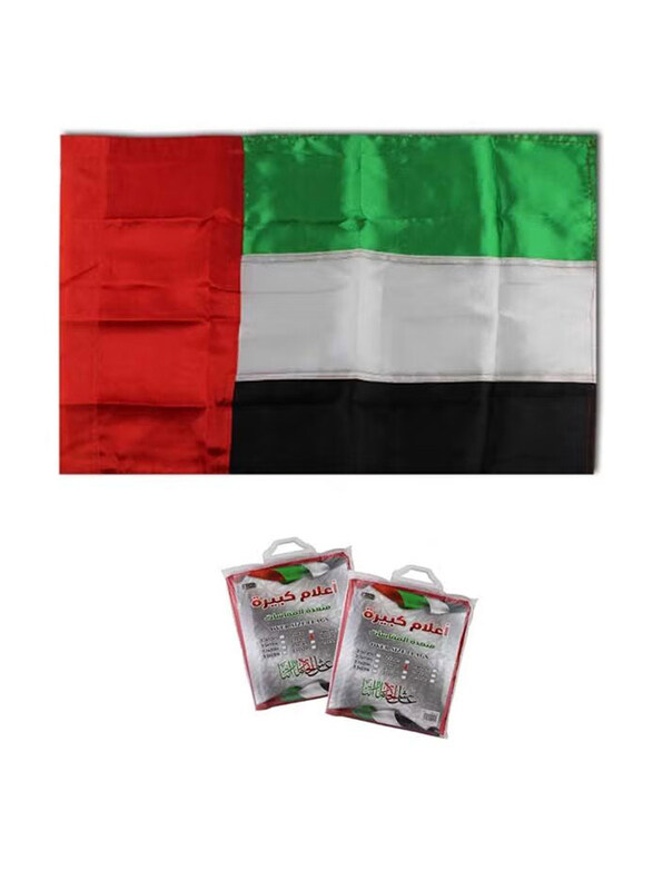 

Generic 2-Meter Length UAE National Flag, Multicolour