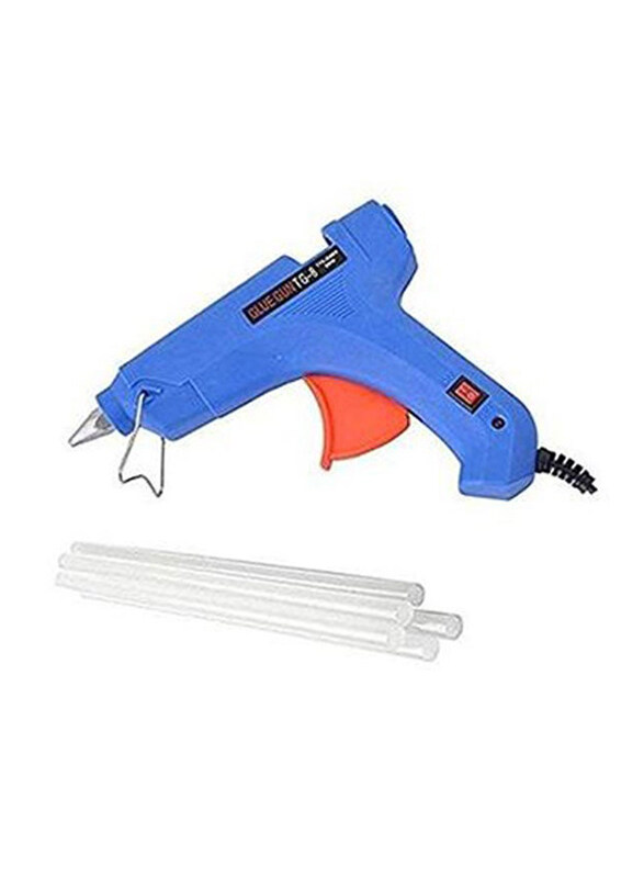 

Generic Hot Melt Glue Gun with Refill Stick, Blue