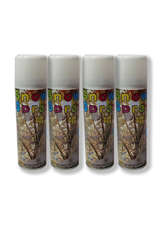 

Generic Party Foam Snow Spray, 4 Pieces, White
