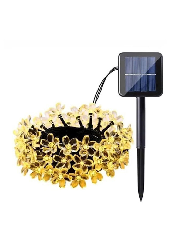

Beauenty 50 LED Blossom Solar String Light for Christmas, Yellow
