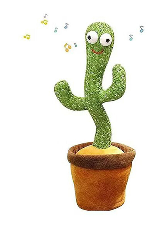 

XiuWoo Electric Dancing Plant Cactus Plush Stuffed Toy with Music, Ages 1+
