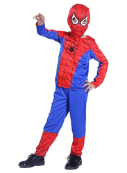 Fancydresswale Spiderman Comfortable Fancy Wear Costume for Boys, 4 - 6 Years, Red/Blue