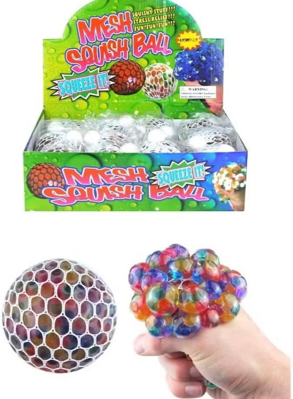 

Generic Mesh Squishy Grape Squeeze With Exclusive Sewn Mesh Stress Balls, 12 Pieces, Ages 3+