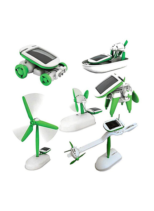 

Maikou 6-in-1 Science Model Early Educational Development Solar Energy Robot Toy Set, Ages 3+