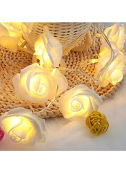 Beauenty 20 LED Rose Flower String Strip Light For Christmas, Yellow