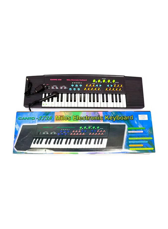 

Generic Miles Kiddies Electronic Keyboard, 37 Keys, Black