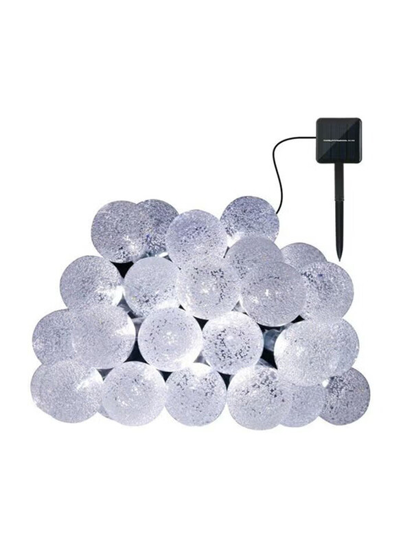 

Generic 30-LED Solar Powered String Fairy Light, White