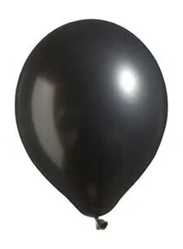 Thepartypopper 12-Inch Pearl Latex Balloons, 20 Piece, Black