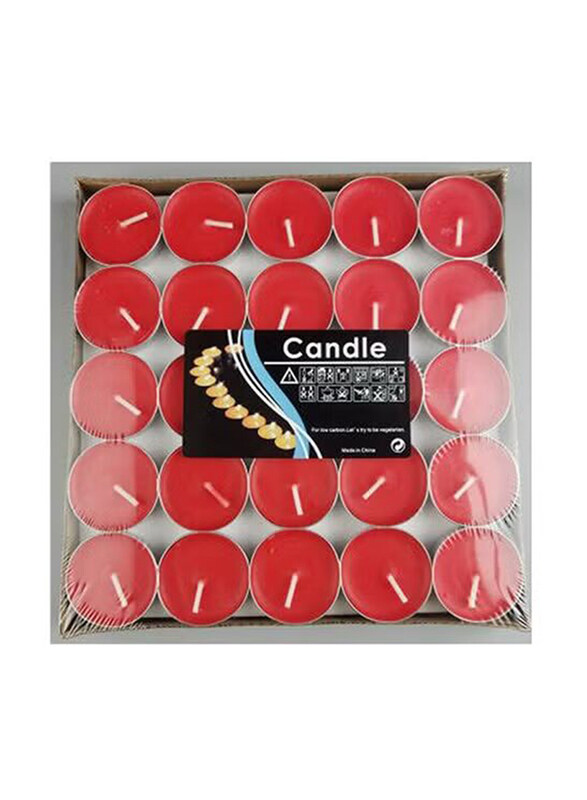 

Generic Unscented Tea Light Candles, Red