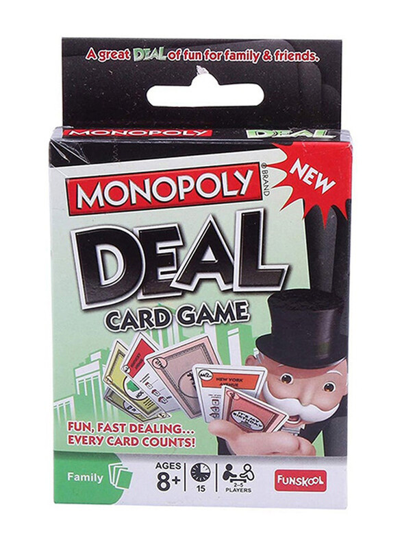 

Funskool Monopoly Deal Card Game, 22 x 39cm, Multicolour