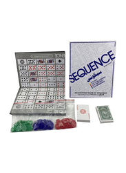 Family Game Sequence Strategy Foldable Board Game, Multicolour