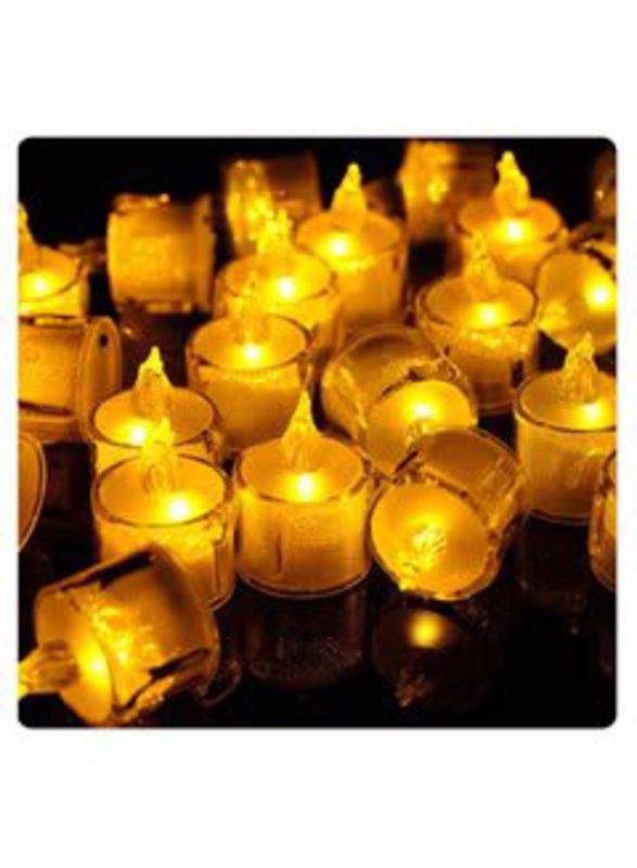 Tea Light, 24 Piece, Yellow