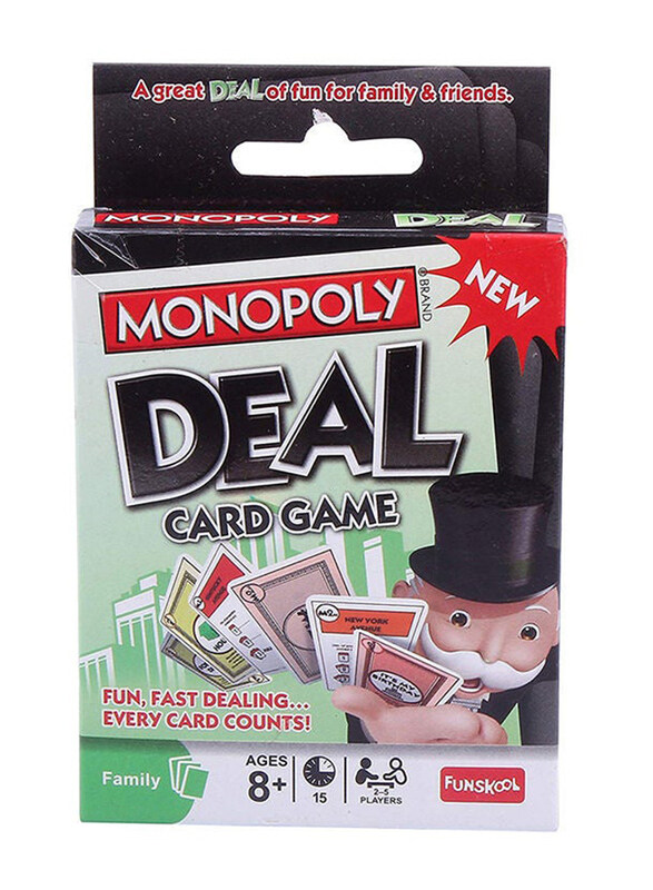 

Funskool Monopoly Deal Card Game, 26.1 x 8 x 5.99cm, Multicolour